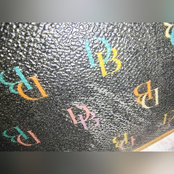 Vintage Dooney & Bourke Rainbow Monogram Hobo - Picture 5 of 12